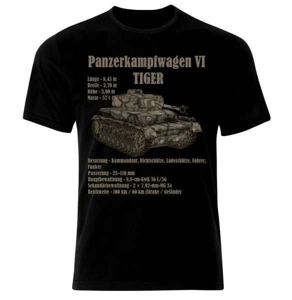 

Tiger Tank Armure Panzer Panzertruppe Knigstiger WW2 Germany T-Shirt