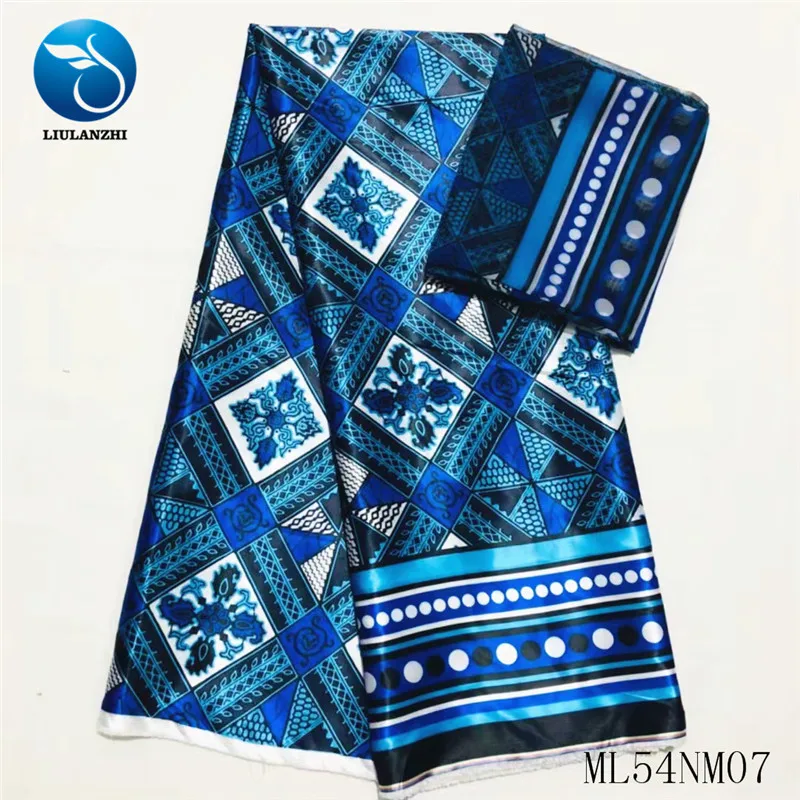 LIULANZHI африканская шелковая ткань Лидер продаж нигерийская лента с принтом