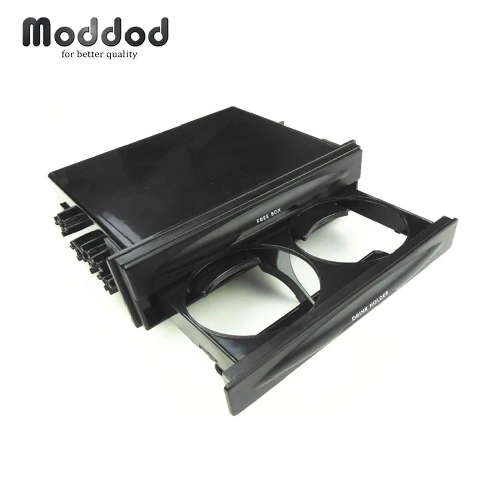

Universal 1 Din Fascia Radio CD Refitting Pocket Stereo Dash Installation Mounting Trim Fascia Kit Drawer With Drink Cup Holder