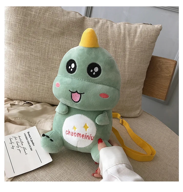Горячая динозавр Плюшевый Рюкзак Kawaii Динозавр мир плюшевые животные сумка на плечо милые дети портмоне плюшевые игрушки подарок на год