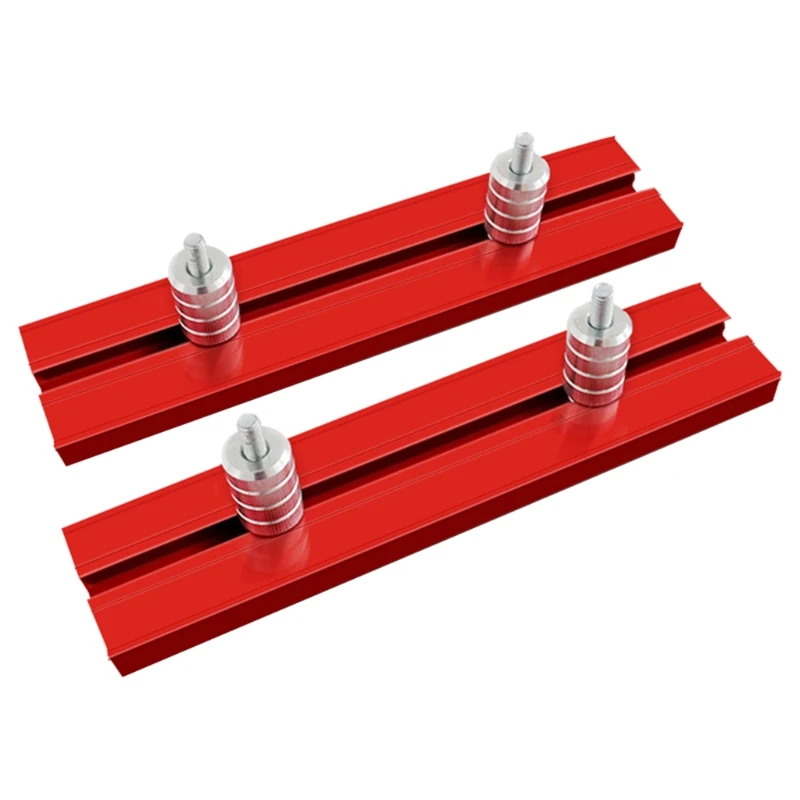 

N0HB Woodworking Table Workbench Auxiliary Tool Positioning Bench Planing Stop Baffle 15.8/17.8/19.8mm Dog Hole Bench Clamp