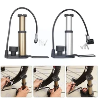 bicycle pump inflator 160psi gauge foot pedal portable floor air inflator external hose for schrader presta r1q9