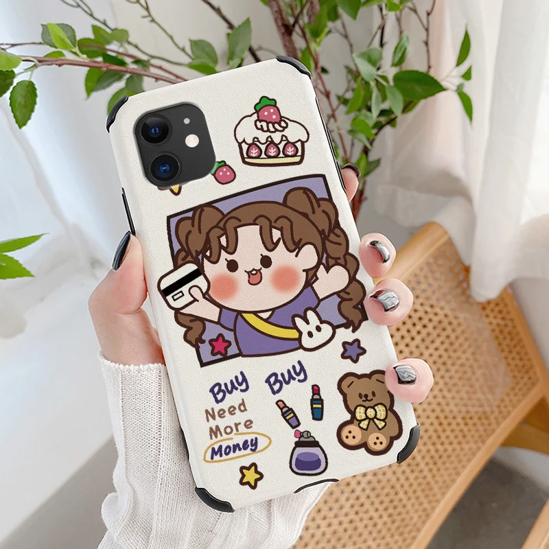

Rich Girl Phone Case For iPhone 12 Pro Max mini 12Mini 12pro 12promax Liquid Silicone Cover