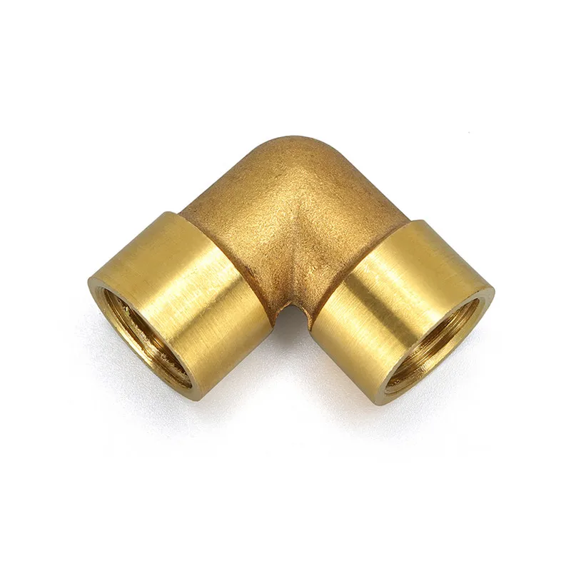 1/8" 1/4" 3/8" 1/2" 3/4" 1" Female / Male Thread 90 Deg Brass Elbow Pipe Fitting Connector Coupler For Water Fuel Copper
