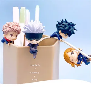 4pcslot anime jujutsu kaisen figure q version pvc action figure megumi nobara satoru figure free global shipping