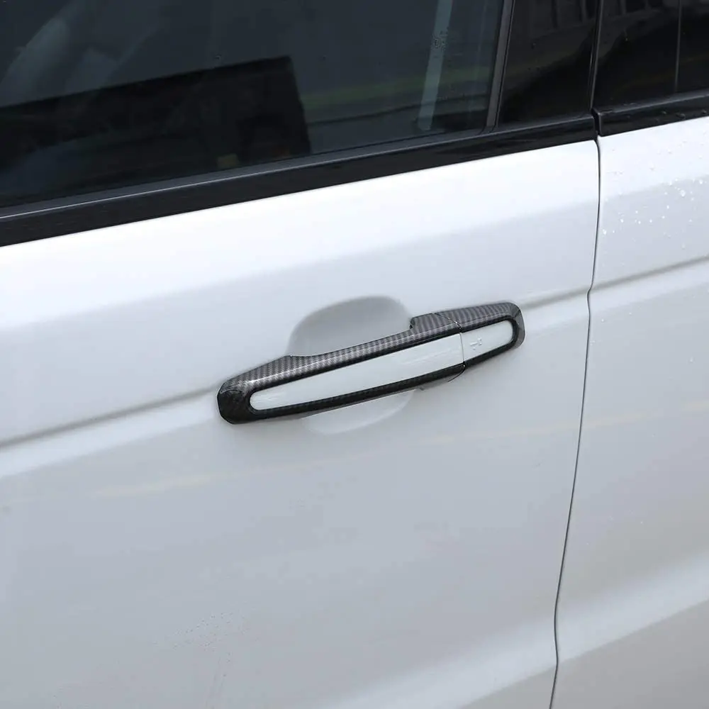 Накладка на дверную ручку из АБС пластика и углеволокна для Land Rover Discovery Sport LR5 L462 RR