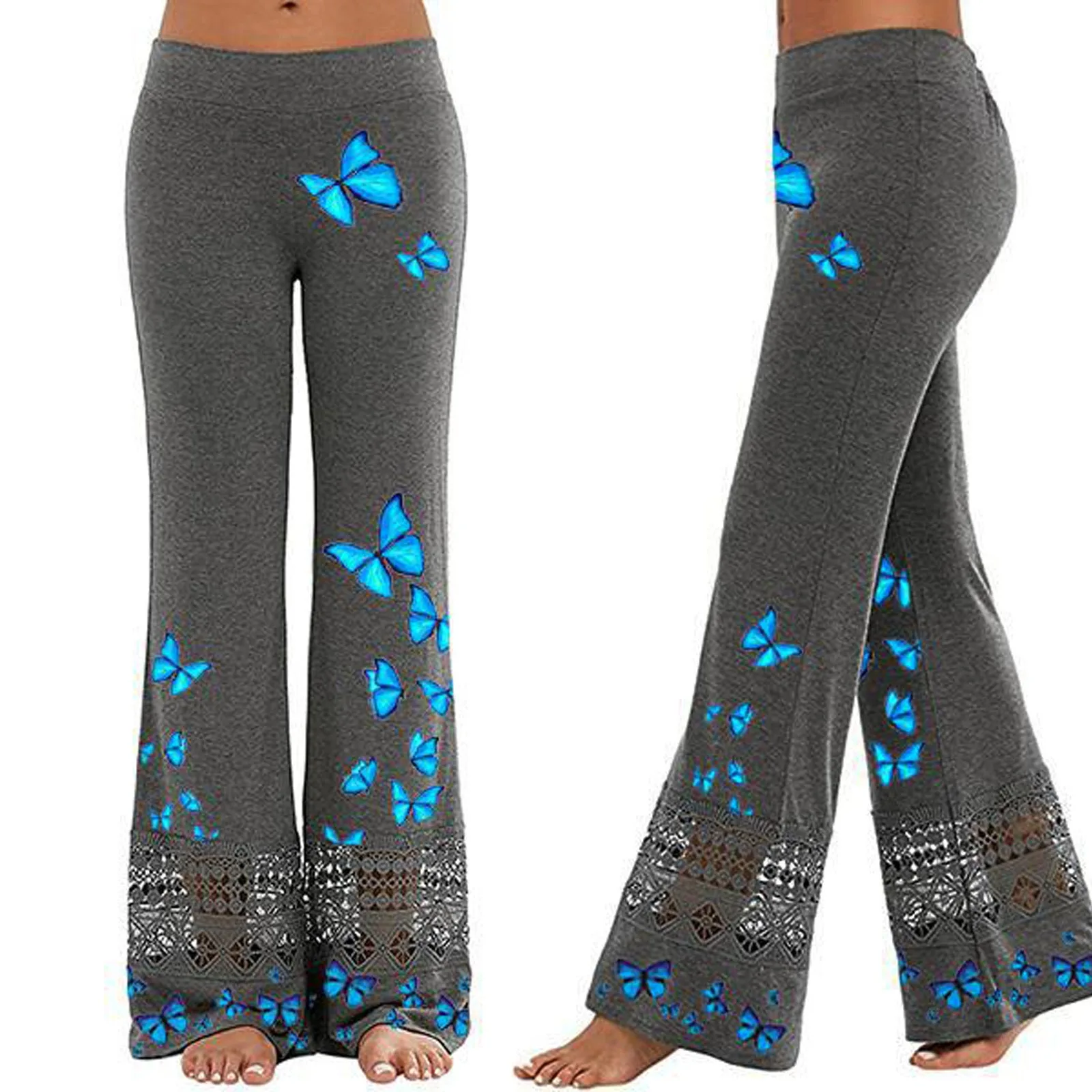 30 # Новые Брюки женские кружевные широкие Бесшовные Леггинсы для женщин