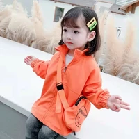 girl jackets trench coat spring and autumn new childrens korean jackets baby girls windbreaker windproof jackets