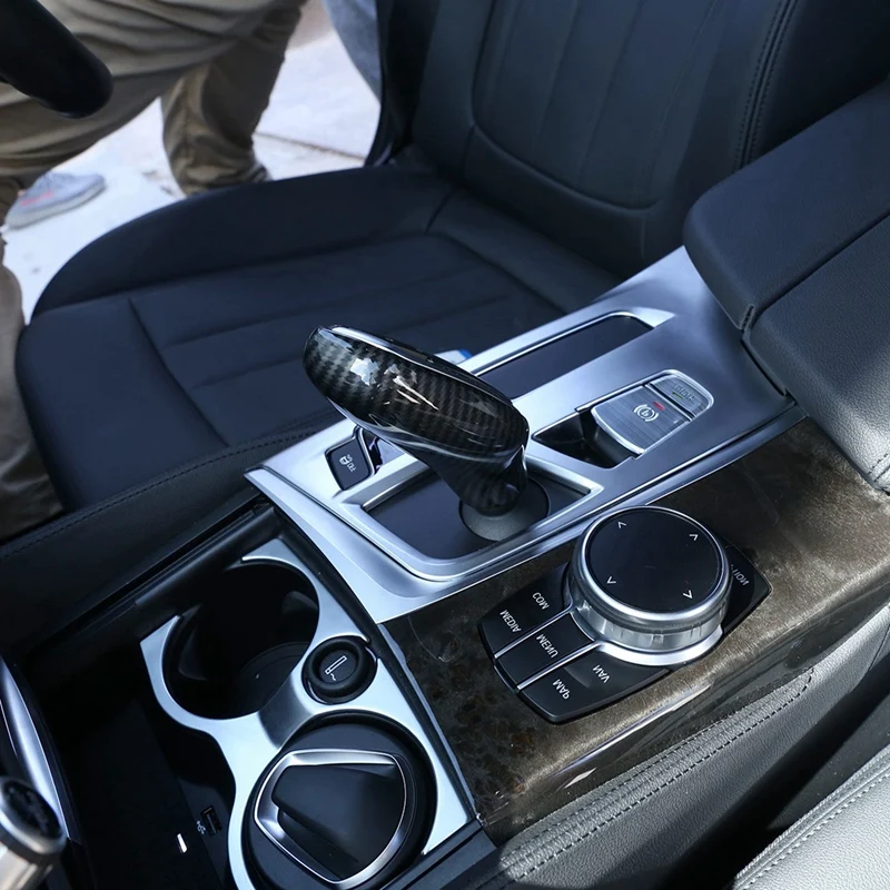 Для BMW X3 X4 G01 G02 5 6 7 серия G30 G11 G12 2018 2019 прямо за рулем углеродного волокна чехол для