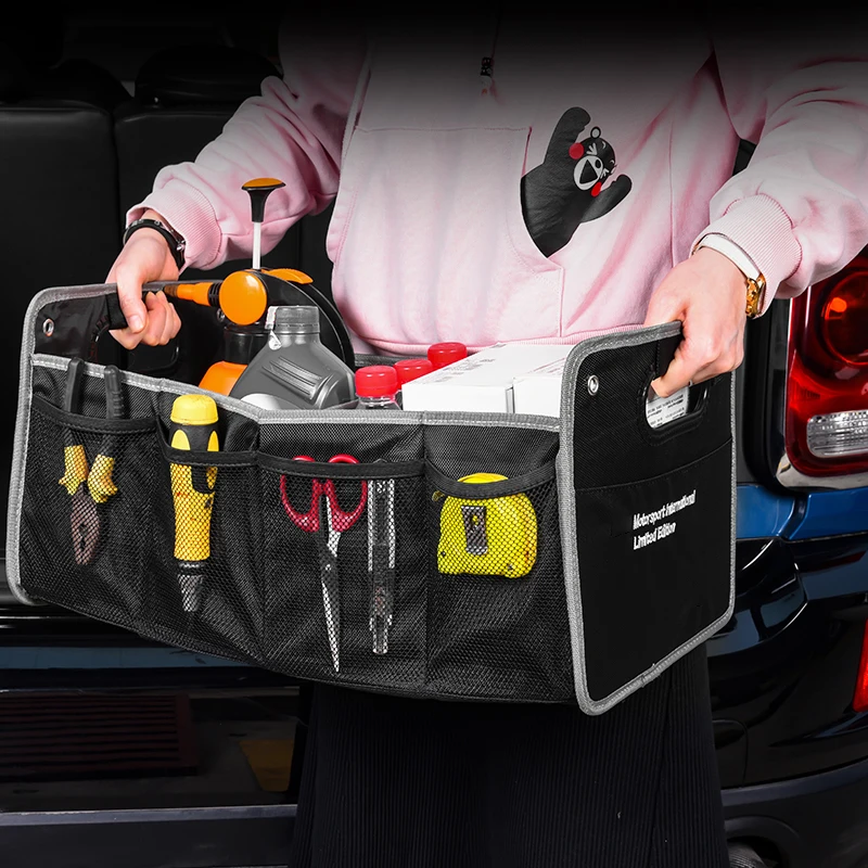 Автомобильный Органайзер багажник Организатор ящик загрузки чехол с