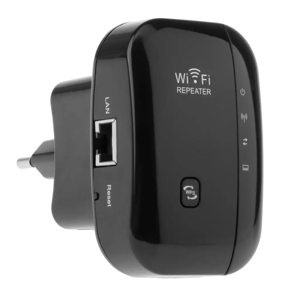 300Mbps Wireless N Wifi Repeater Signal Booster Range Extender EU Plug
