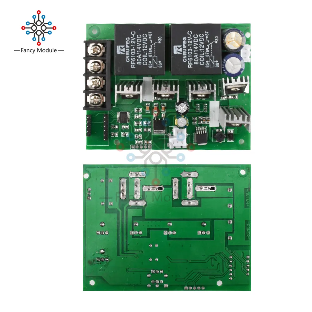 10 55 в 12 В 24 36 60А ШИМ контроллер скорости двигателя постоянного тока вперед назад