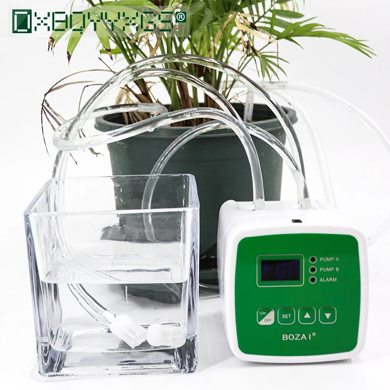 

Товары для домашнего сада устройство для полива горшечных растений двойной насос интеллектуальный контроллер таймера ABS автоматическая си...