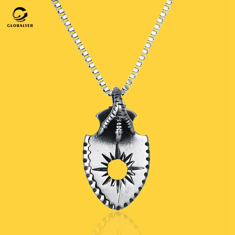 Взрывные модели Европейская и американская мода властное мужское ожерелье с