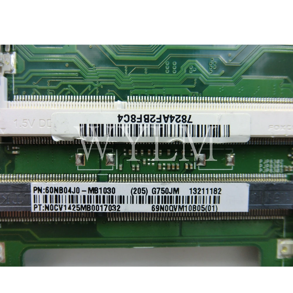 G750JM с i7 4700HQ CPU 2D Материнская плата ASUS G750J G750JS материнская для ноутбука 60NB04J0 MB1030