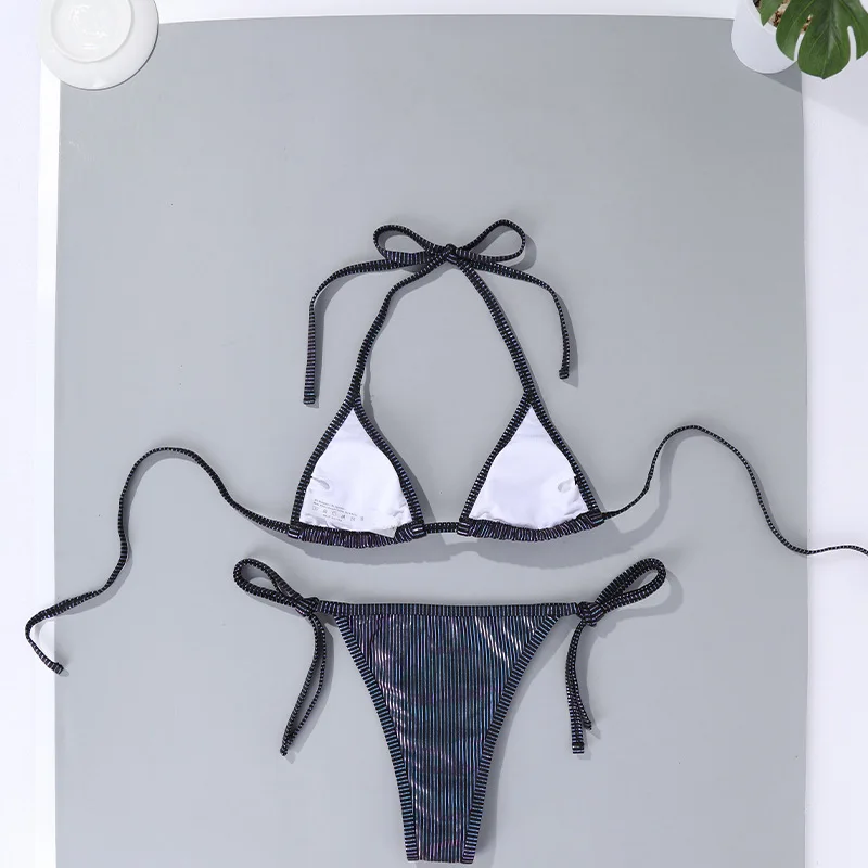 Купальные костюмы 2 шт. бикини для девочек купальный костюм с высокой талией