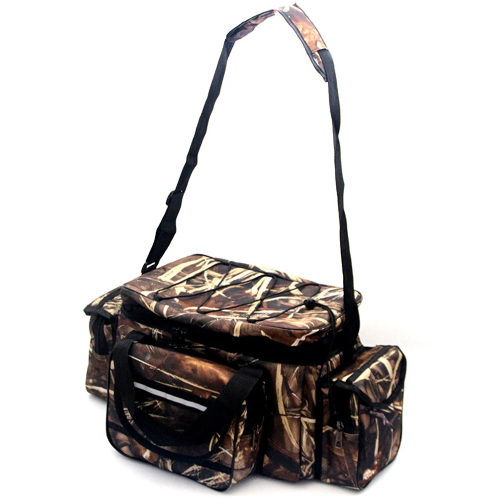 

Fishing Tackle Shoulder Crossbody Bag Outdoor Camping Hunting Hiking Sling Pouch Fishing Accories Organizer Handbag