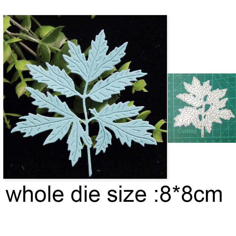 

Craft Dies Metal Cutting Dies Cut Die Mold Leafy Branches Decoration Scrapbook Paper Craft Knife Mould Blade Punch Stencils Dies