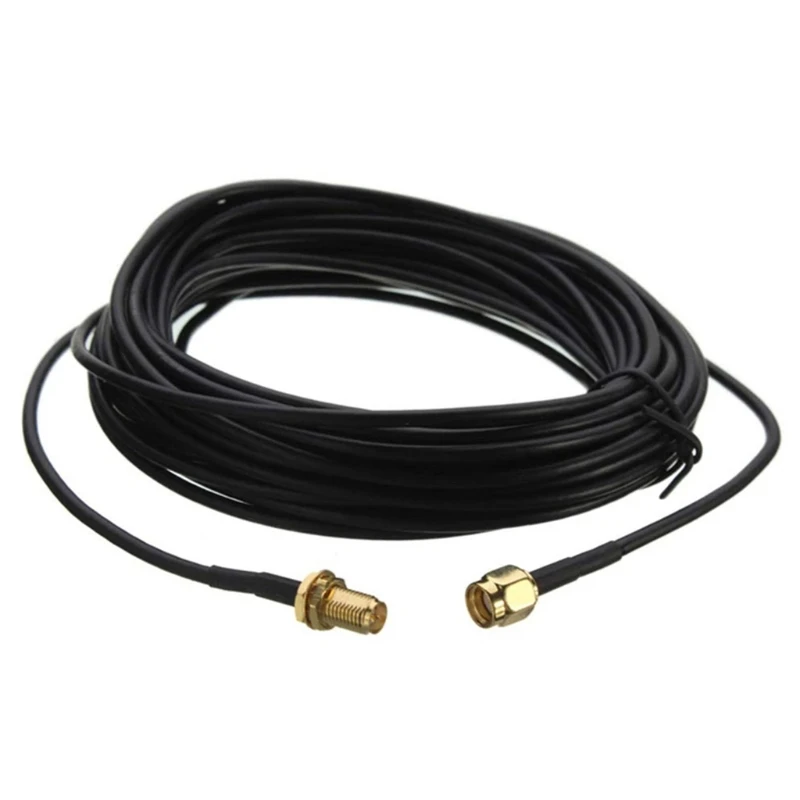 

H7JA WiFi Antenna Extension Cable RP-SMA Male to Female Connector for Wireless LAN Router Bridge Wireless Network Card
