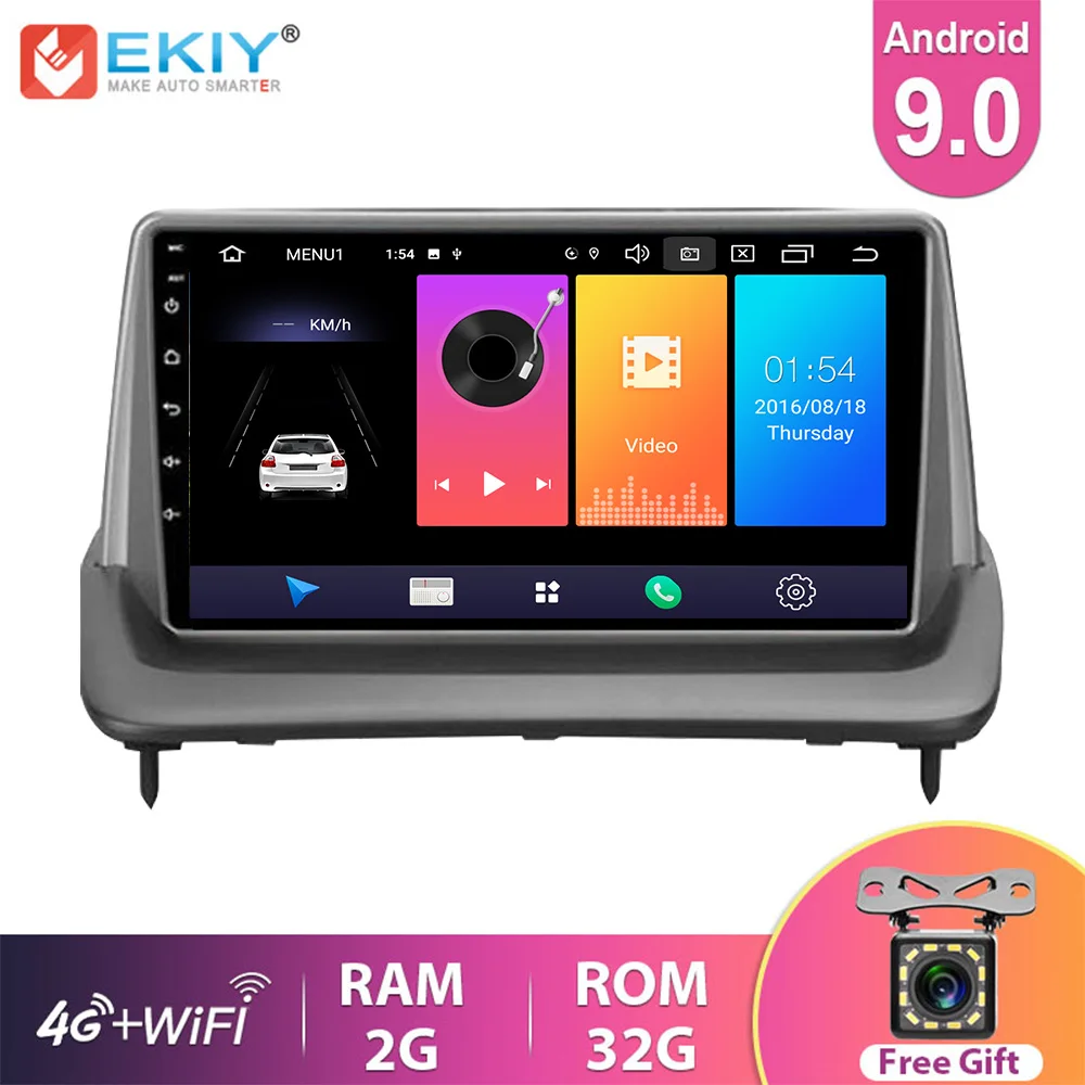 EKIY для Volvo S40 2004-2012 C30 2006-2013 C70 2005-2013 Android 9 автомобильное радио GPS-навигация