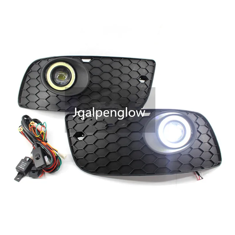 Одна пара передних противотуманных фар выпуклые зеркальные лампы лампа для глаз