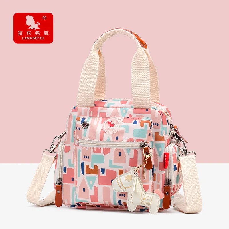 Сумка для смены детских подгузников красная сумка мокрая мам ручной рюкзак сумки