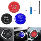 Новая кнопка запуска двигателя автомобиля, сменная крышка, переключатель остановки, аксессуар, декоративный ключ для BMW X1 X5 E70 X6 E71 Z4 E89 35 серии E90 E91 E60