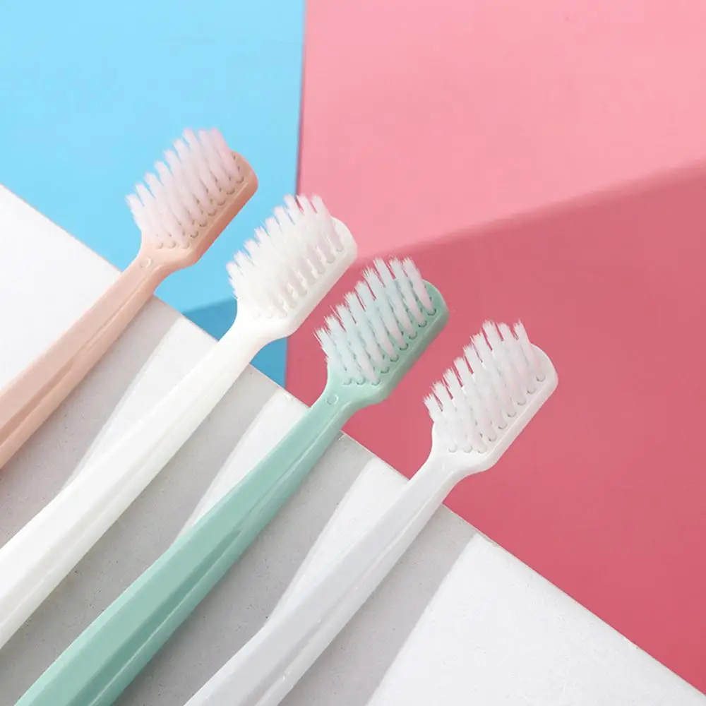 

8pcs Soft Bristle Toothbrush Multicolor Tooth Brush Oral Care Adults Bamboo Fiber Toothbrushes