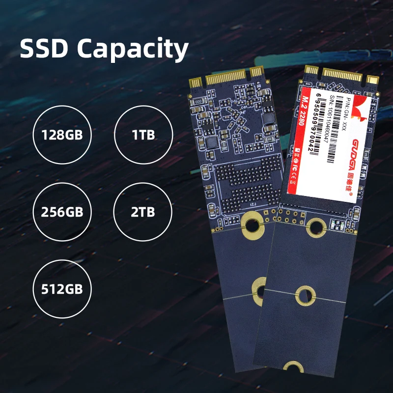 

GUDG M.2 SSD 64gb128gb 256 ГБ 480 г 500 Гб 1 ТБ 2 ТБ SATA Ngff M2 2242 2280 внутренний жесткий диск для ноутбука/настольного ПК/ПК Acer BTC горнодобывающей промышленности ...