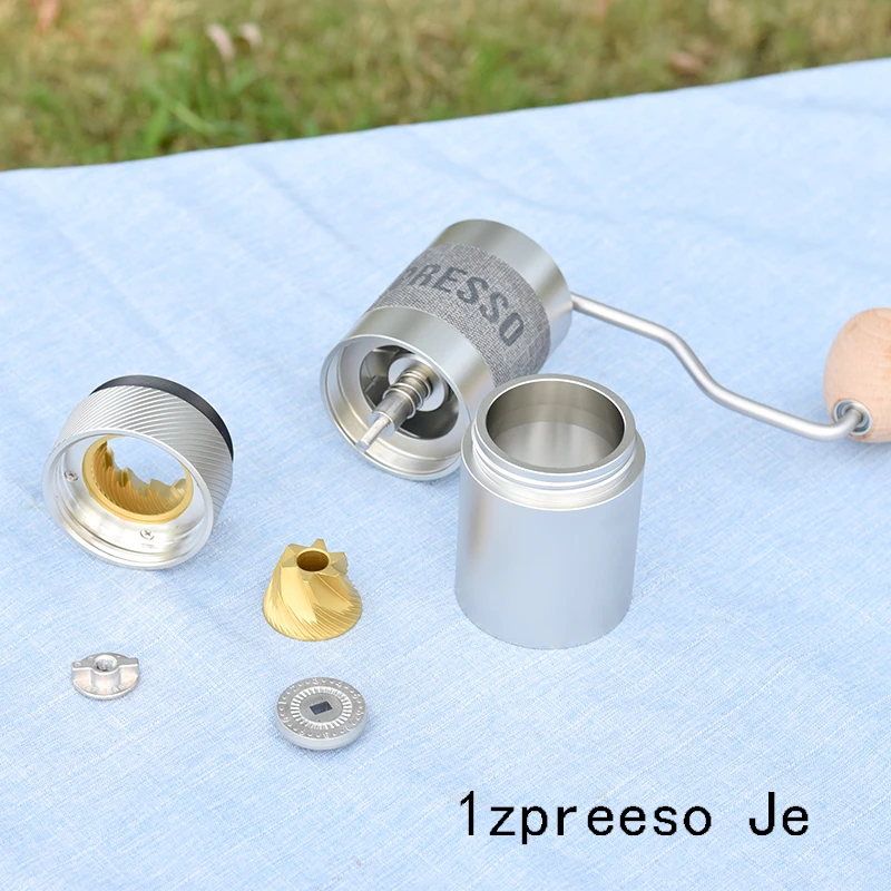 1zpresso JX/JE серия ручная кофемолка портативная кофейная мельница из нержавеющей стали 48 мм заусенцы