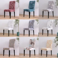 stretch printing dining table and chair cover living room chair cover office chair cover home kit