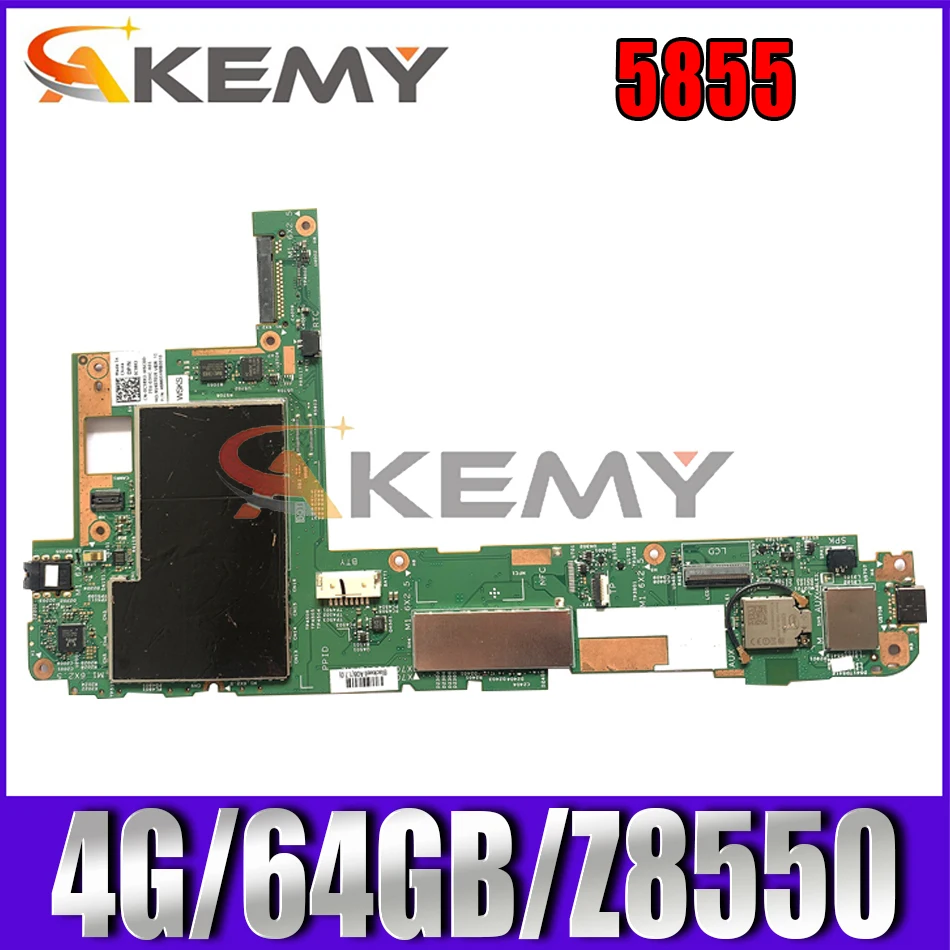 Akemy Фирменная Новинка 14H30-1 ПРБ: H4W2R для Dell Venue 8 5855 материнская плата 4G/64GB/Z8550 CN-0MHH51