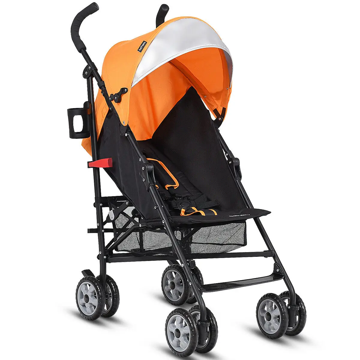 Folding Lightweight Baby Toddler Umbrella Travel Stroller w/ Storage Basket BB4880YE