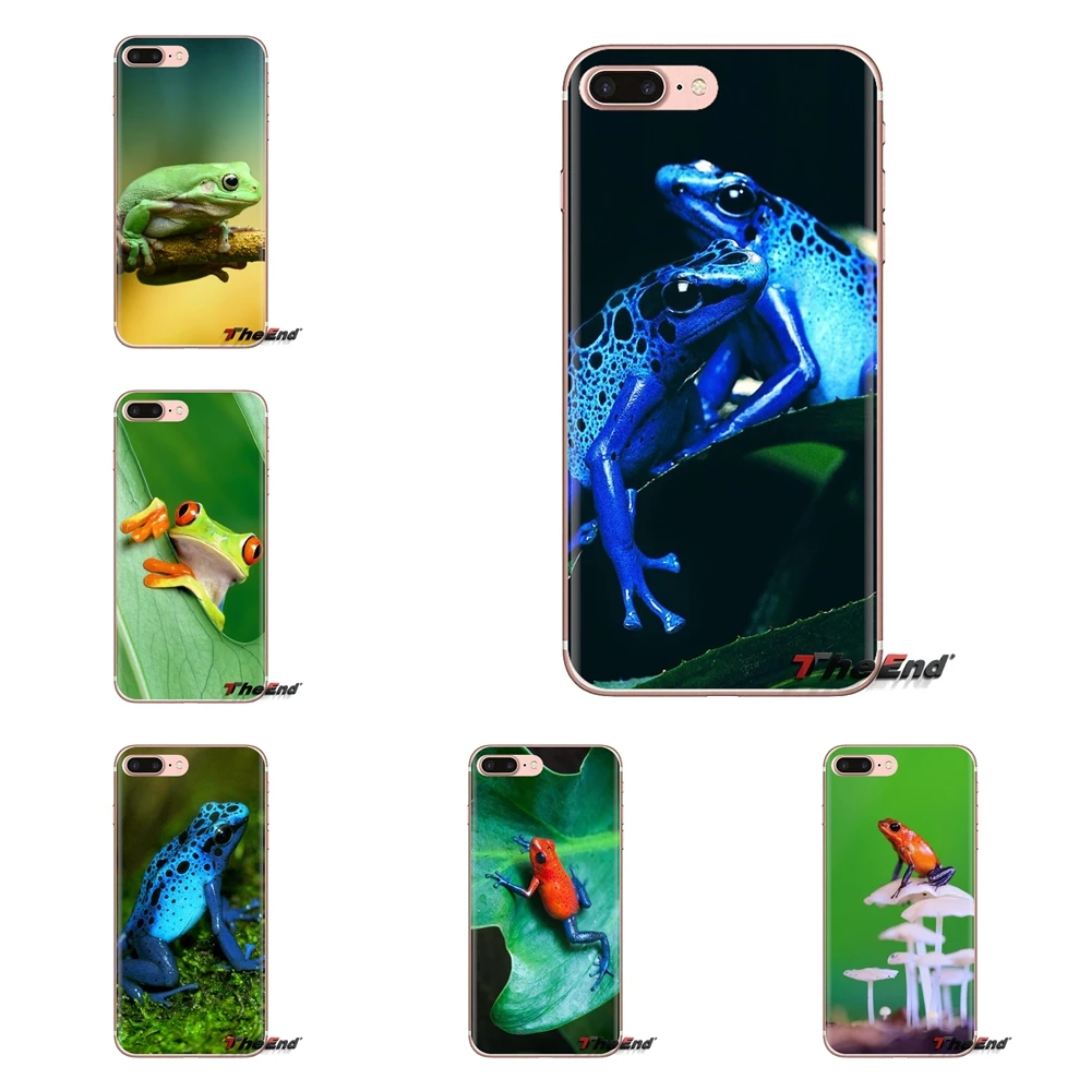 For Huawei G7 G8 P7 P8 P9 P10 P20 P30 Lite Mini Pro P Smart Plus 2017 2018 2019 TPU Skin Case Amphibian animals frog Poison Dart |