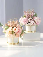 artificial flower imitation flower living room decoration dining table tea table tabletop flower dry bouquet floral