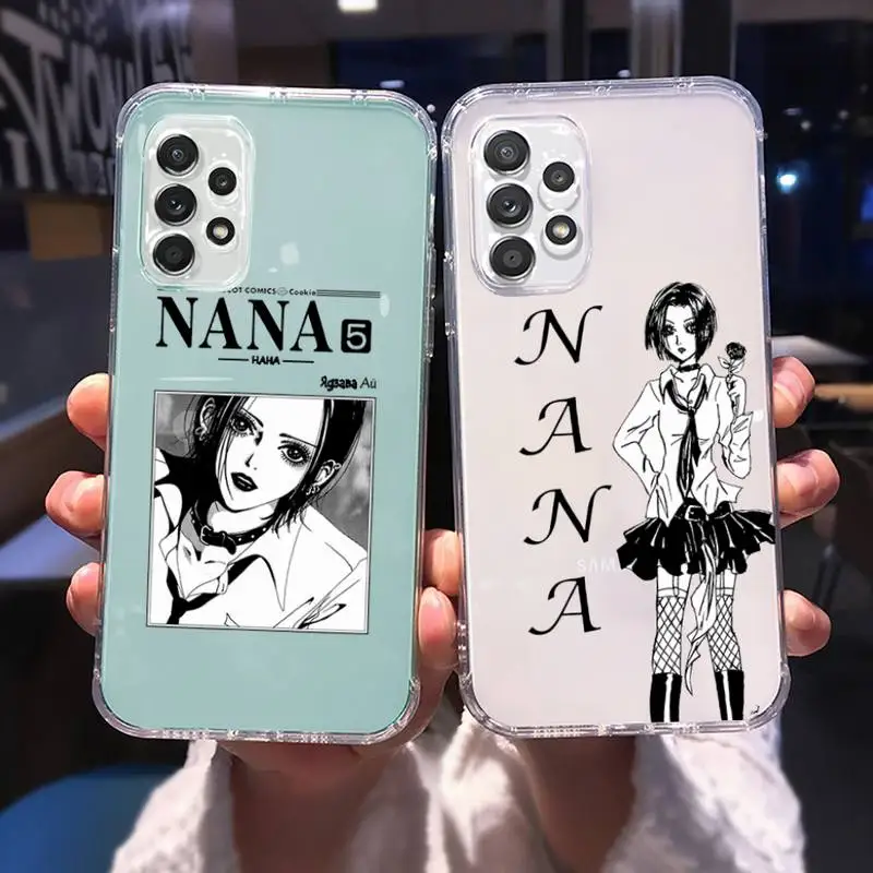 

Oosaki Nana Phone Case Transparent For Samsung A51 A50 A71 A70 A81 M60S Note S21 S 20 10 9 8 11 E Plus Ultra