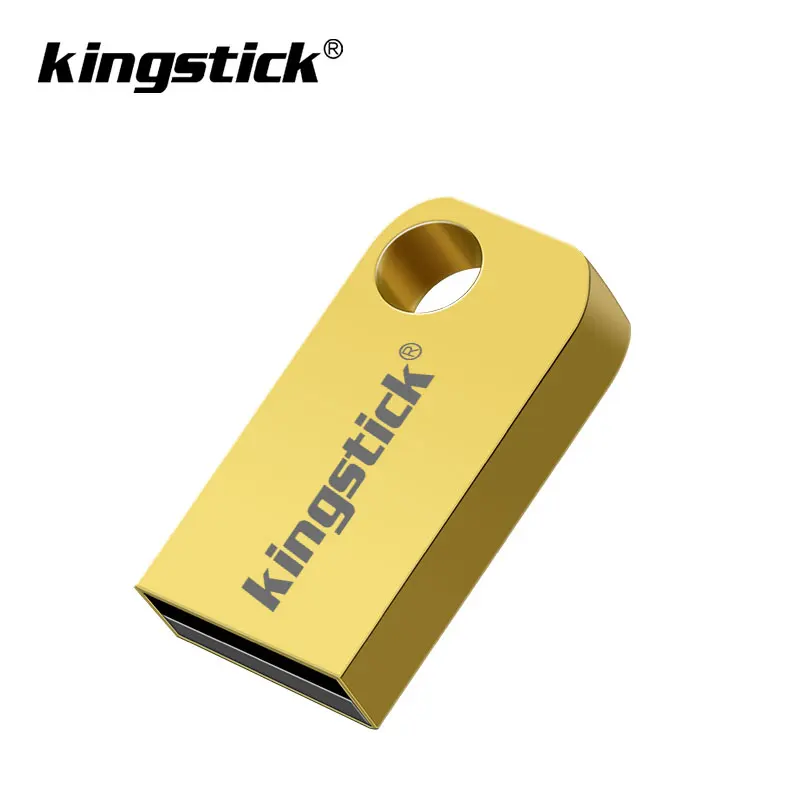 USB 2,0 флеш-накопитель 8 ГБ 16 ГБ 32 ГБ мини металлический высокоскоростной usb флеш-накопитель 64 ГБ 128 ГБ USB флешка мини usb флеш-накопитель - Цвет: golden