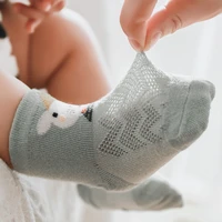 5pairslot 0 5y infant baby socks for girls boys cotton mesh beathable cute newborn kids toddler socks baby clothes accessories