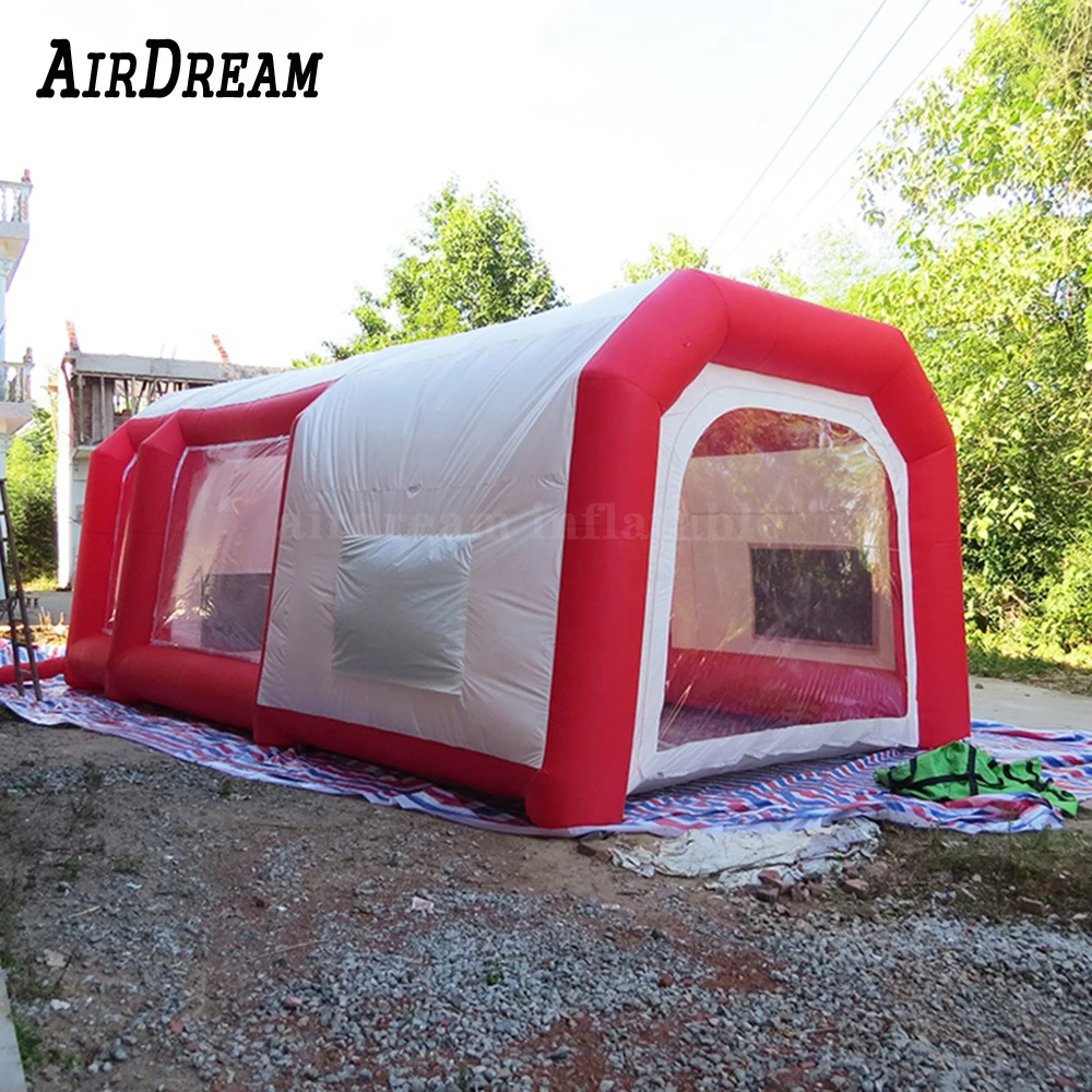

Portable Colourful Inflatable Spray Booth Tents Inflatable Paint tent Inflatable Car Parking Tent Workstation