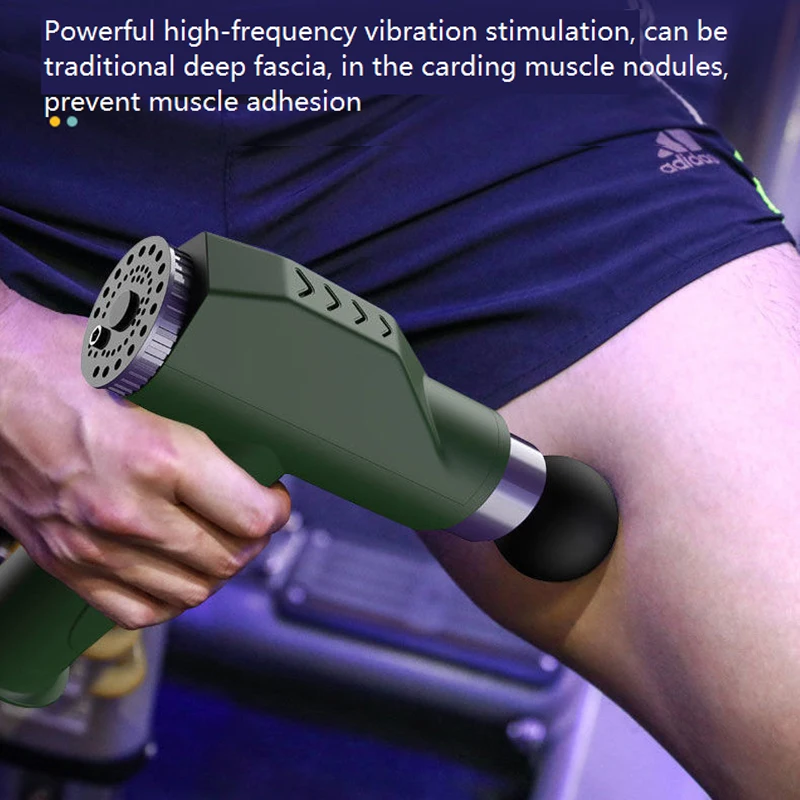 

Multifunctional muscle massage gun Portable men's and women's Gym fascia gun Electric multifunctional massage tool