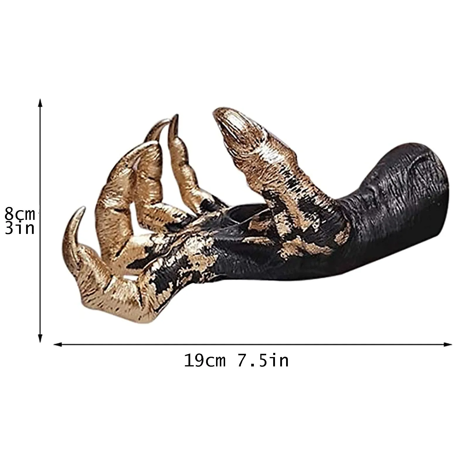 

Witch's Hand Wall Hanging Statues Aesthetic Art Sculpture Garden Decoration Outdoor Resin Retro Wall Pendant Vintage Deco