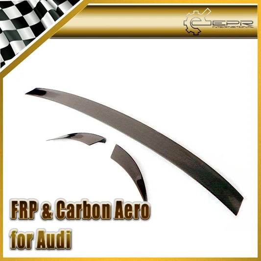 

Car Styling For Audi 05-10 A6 C6 Seden Carbon Fiber Rear Lip Spoiler (3Pcs)