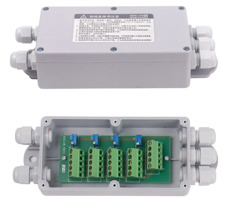 

Keli loadometer junction box simulates four-in and one-out stainless steel junction box sensor