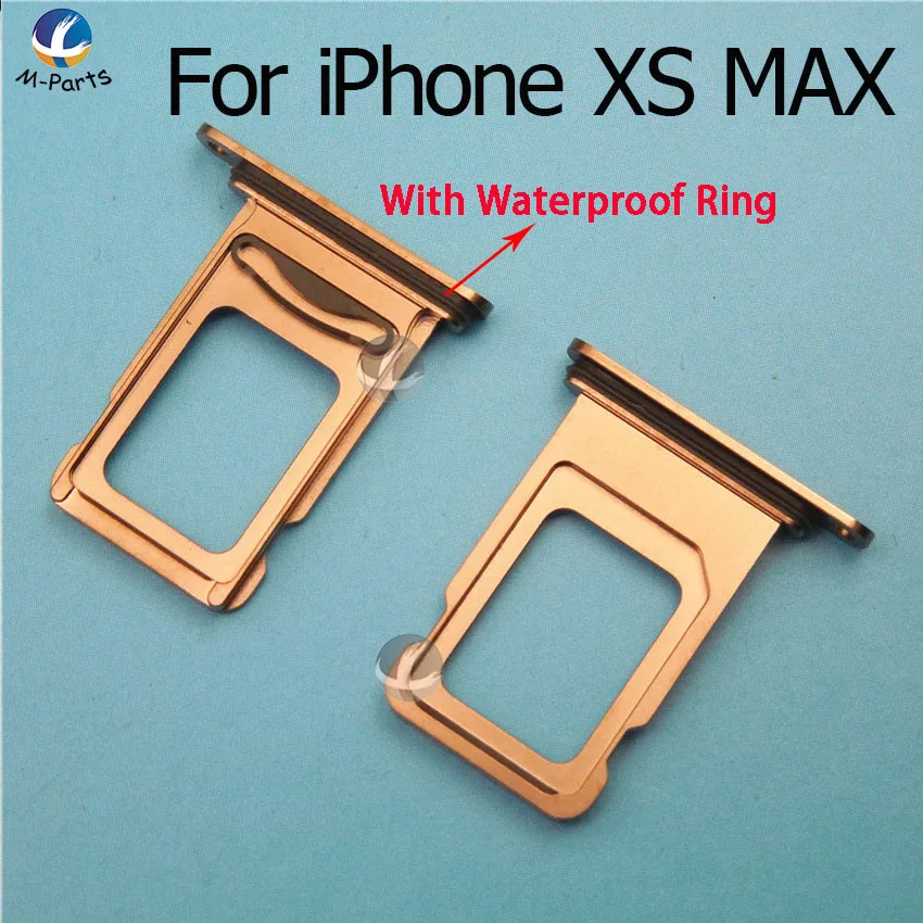 Оригинальные новые одиночные/две sim-карты для iPhone X XS Max XSM лоток держатель Слот Разъем считывателя модульные запасные части