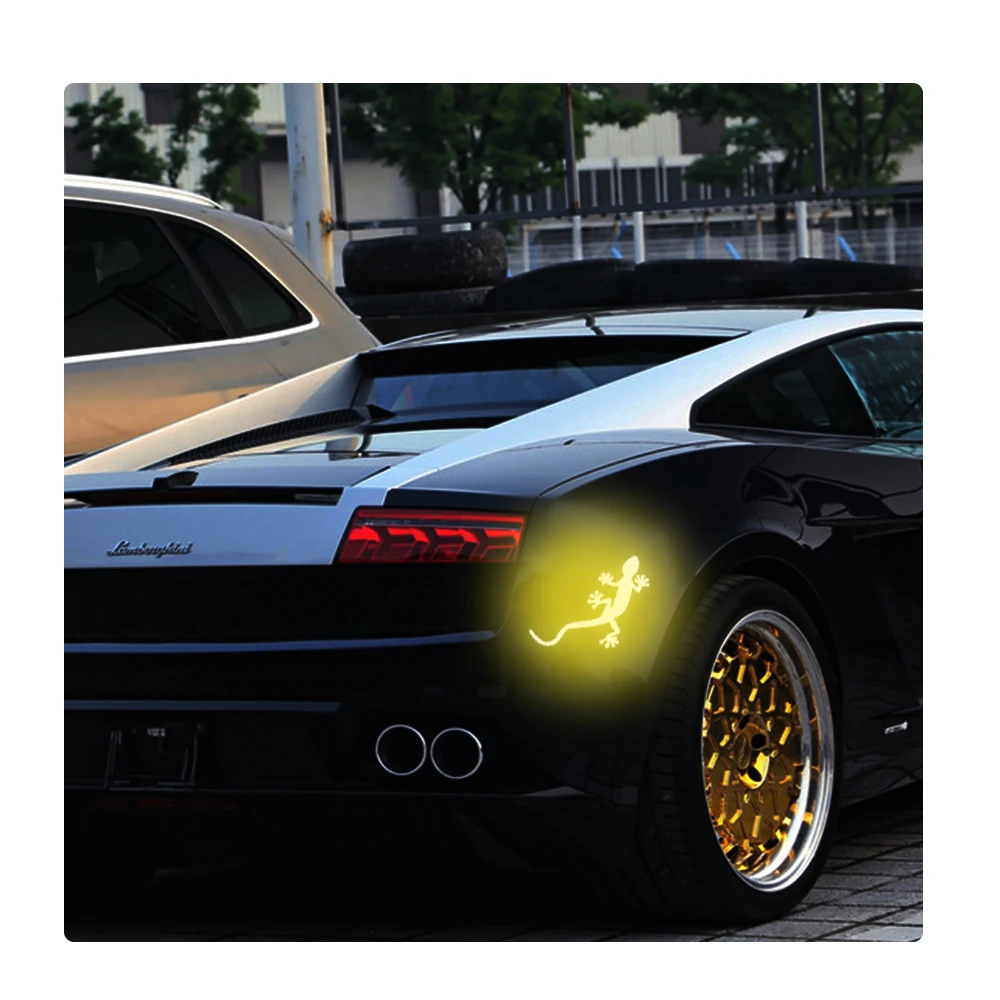 Car Safety Warning Gecko Reflective Sticker for Mercedes Benz W203 W210 W211 AMG W204 C E S CLS CLK CLA SLKA Classe | Автомобили и
