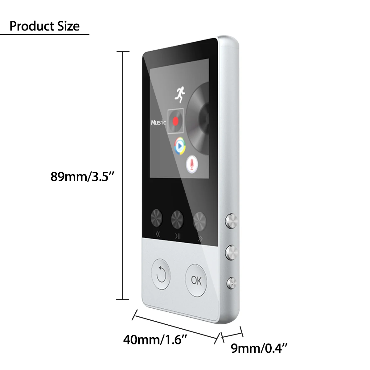 До 128 ГБ bluetooth MP3-плеер наушники HiFi fm радио Спорт MP 4 портативные музыкальные плееры
