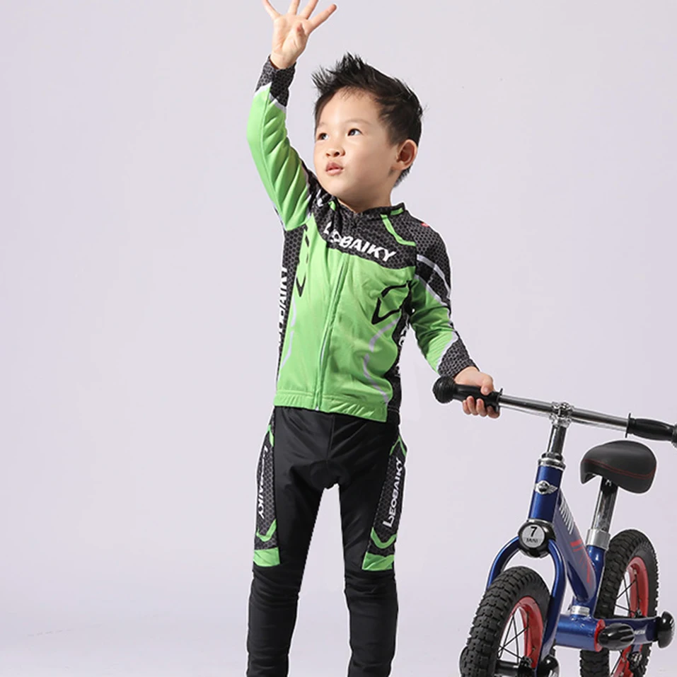 Детская трикотажная одежда для детей Штаны езды на велосипеде Спортивная улицы
