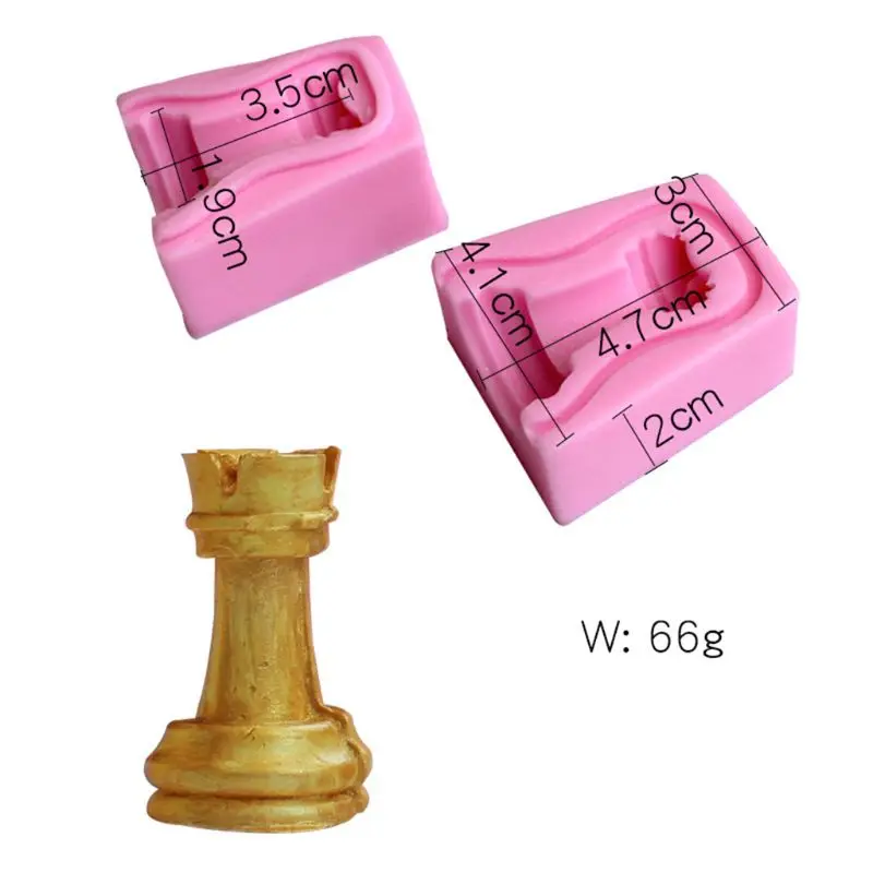 

Chess Silicone Moulds Homemade Epoxy Resin Molds Fondant Mould for Cake Decoration