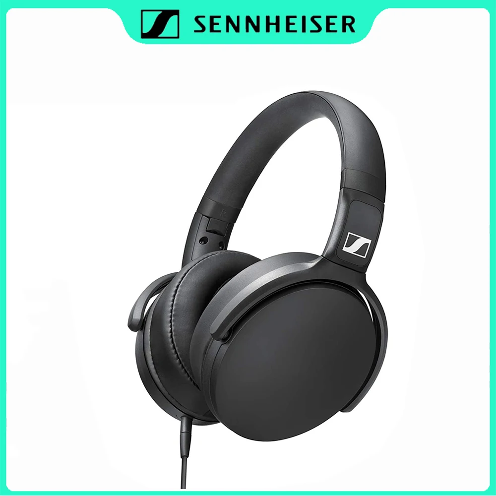 

Sennheiser HD 400S Around-Ear Headphones Noise Isolation Earphone Stereo Music Foldable Sport Headset Deep Bass for Mobile Phone