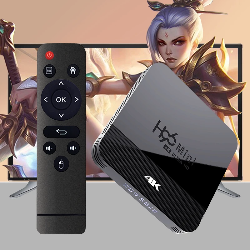 H96 Мини Смарт ТВ коробка Android 9 0 2 Гб Ram16GB Rom Rockchip RK3228A 4K HD2.0 4/5G wifi Поддержка Goodle Play 3D